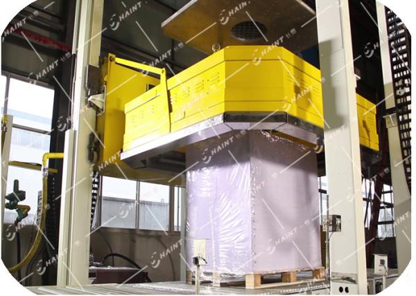 Cheap Gas Heating Type Pallet Wrapping Machine For Pallets Customized Design for sale