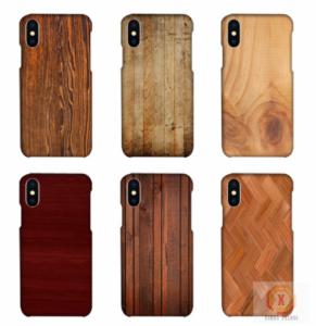 Customized Wood Printed mobile phone shell For iPhone X , 3D sublimation blank phone case for iphone 10