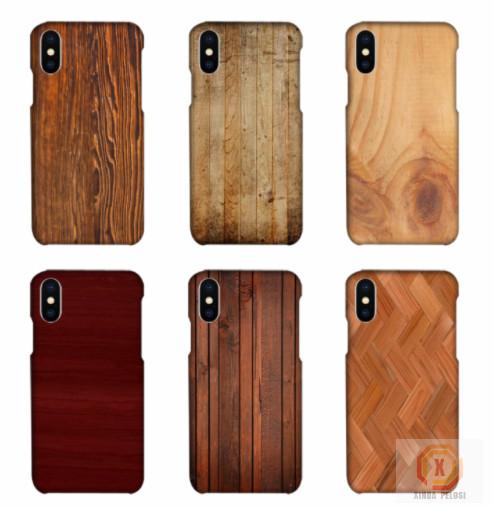 Cheap Customized Wood Printed mobile phone shell For iPhone X , 3D sublimation blank phone case for iphone 10 for sale