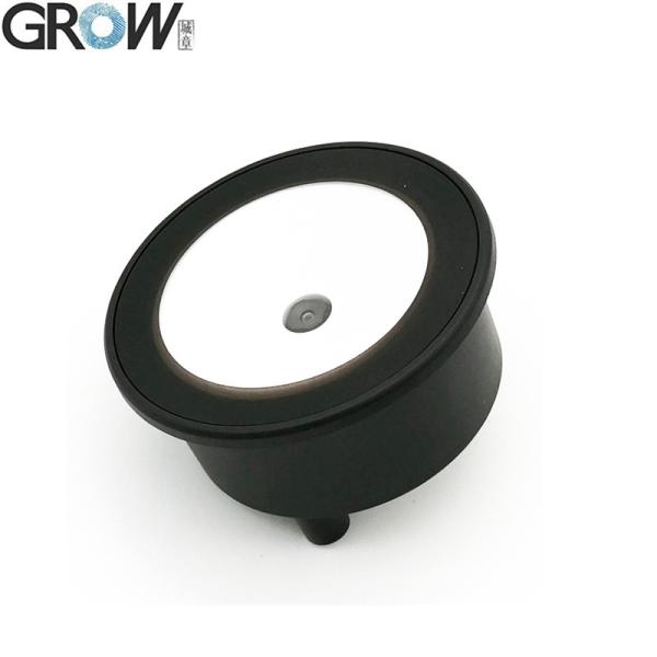 Cheap GROW GM73 Small Round Easy Installation USB UART 1D 2D QR Code Barcode Scanner Reader for sale