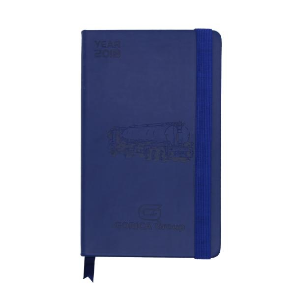 Cheap Calendar Softcover Dotted Notebook , Pretty Journals Notebooks With Elastic Band for sale