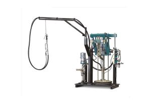 Semi Automatic Sealant Extruder Two Component 4L / Min With Pump A / B