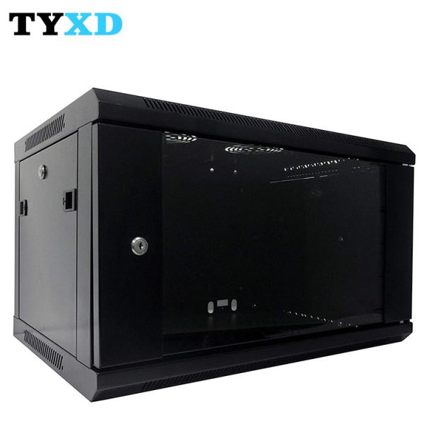 Cheap 19 Inch Wall Mount Server Rack Cabinet For Home / Office Environment for sale