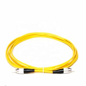 3m Yellow FTTHPatch Cord Single Mode Type For Data Processing Networks