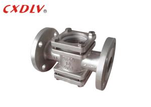 China 150LB RF Flanged sight glass valve Flow Indicator With Double Glass Window on sale