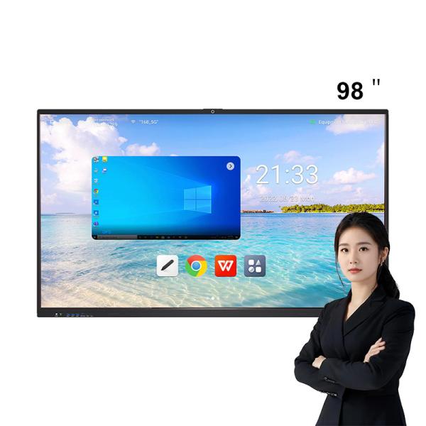 Cheap Android IOS PC Sharing Screen Pen Finger 50 Point Touch Interactive Touch Panel for sale