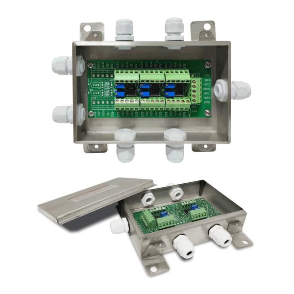 Cheap 6 Way Stainless Steel Load Cells Summing Junction Box Enclosure Weighing Sensor for Platform Scale for sale