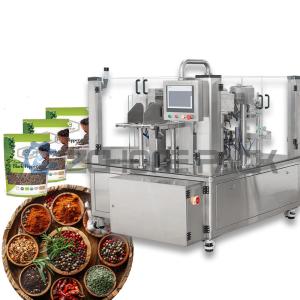 China Multihead Automatic Food Packaging Machine With Weighing Filling Functions Plastic Pouches Premade Bags on sale