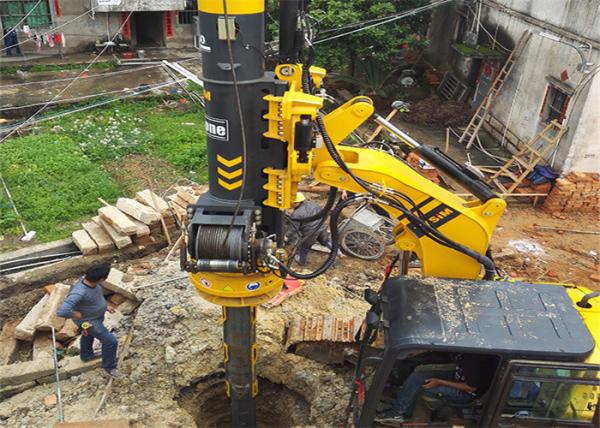 Cheap Engine Excavator Pile Driver Attachment 50kNm Bore Pile Deep Well Drilling Machine for sale