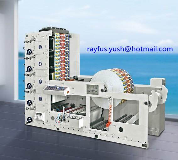 Cheap Multi Color Paper Roll Flexo Printing Machine for sale