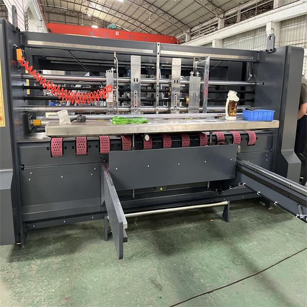 Cheap Fully Automatic Carton Folder Gluer Stitcher Machine With 1200nails/min for sale