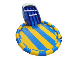 China Water park color large deep pvc inflatable family swimming pool for adults on sale