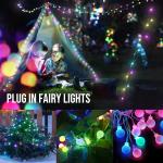 LED String Lights 16 Color Changing Globe Balls Indoor String Light with Remote