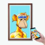 Android Wifi NFT LCD Display TV 23.8" 24 Inch Digital Photo Frame With Clock