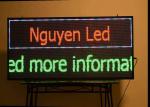 Multicolor Scrolling LED Signs 10mm Pixels Programmable Scrolling Display Board