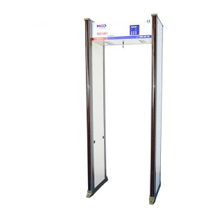 China High Quality Latest LED Light/Sound Walk Through Security Alarm Door Gate 18 zone MCD walk through Metal Detector MCD600 on sale