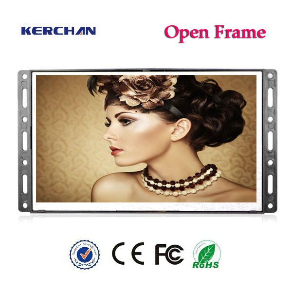 Cheap Wall Mount Open Frame Lcd Display , Lcd Advertising Screen With Battery Box for sale