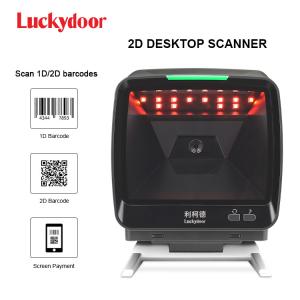 Best Desktop Hands Free 1D 2D QR Code Wide Scanning Window Platform Barcode Scanner wholesale