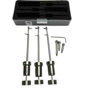 2 Pcs Locksmith Safe Tools Single Blade / Double Blade Lockpicking Training Kit