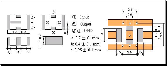 Cheap LTCC High Rejection 1200Mhz RF Low Pass Filter Capacitor for sale