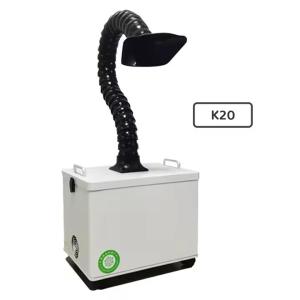 China High Efficiency K20 Smoke Purification Portable Fume Extractor Soldering Welding Fume Absorber Cleaner Dust on sale