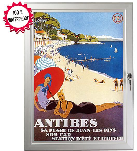 Cheap Alu Frame 30mm ODM A2 Locking Poster Frames With Key for sale