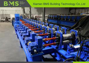 China W Beam Highway Guardrail Roll Forming Machine PLC Touch Screen Control on sale