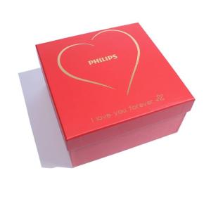China Personalized Red Gift  Packaging Boxes Rigid Cardbord Box Custom Box Printing Manufacturer on sale