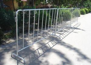 Hot Dipped Temporary Mesh Fence For Crowd Control OEM / ODM Acceptable