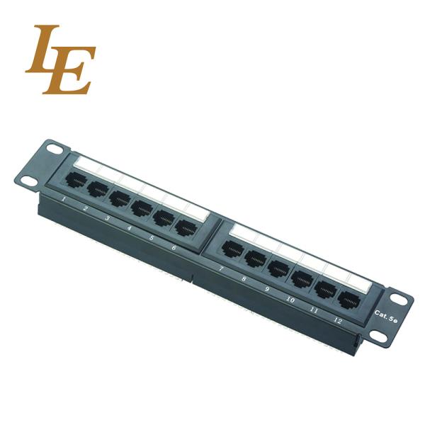 Cheap Cat6a Patch Panel 12 Port UTP FTP Computer Keystone Patch Panel for sale