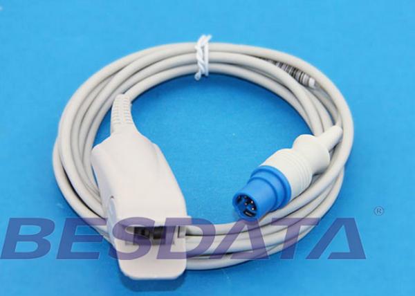 Cheap 7pin Spo2 Finger Probe , Reusable Spo2 Sensors Compatible For Siemens Drager SC6002XL for sale