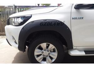 China Hilux Revo Body Parts Wheel Arch Fender Trims / 4x4 Fender Flares For Toyota Pickup on sale