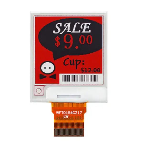 Cheap E-Paper Module Digital Display 1.54" 3 Colors EPD 24 Pins ESL E-Ink 200*200 Dots SPI Interface Optics All Viewing Angles for sale