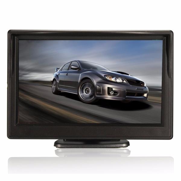 Cheap 2 Video Input Backup Monitors For Autos , Car Reverse Camera Monitor 5" Display Size for sale