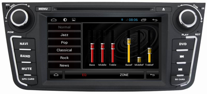 Ouchuangbo car raadio dvd for Geely EX7 with 1080P HD video decode playing android 6.0