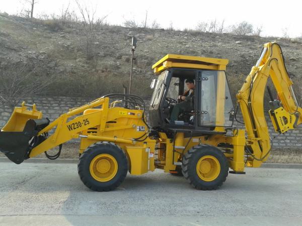 Cheap 75KW Backhoe Wheel Loader Rationally Distributed Tractor Loader Backhoe for sale