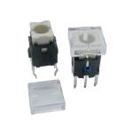 Illumination Tactile Switch, RGB 6*6 Multiple Color Led Button Switch ,Lighted