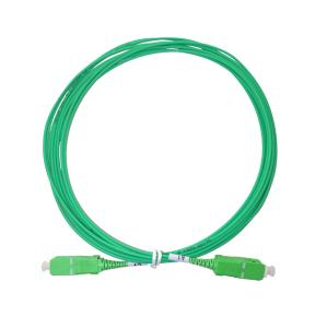 HTD G652D Armored Fiber Patch Cord SC APC To SC APC Single Mode Simplex Fiber Optic