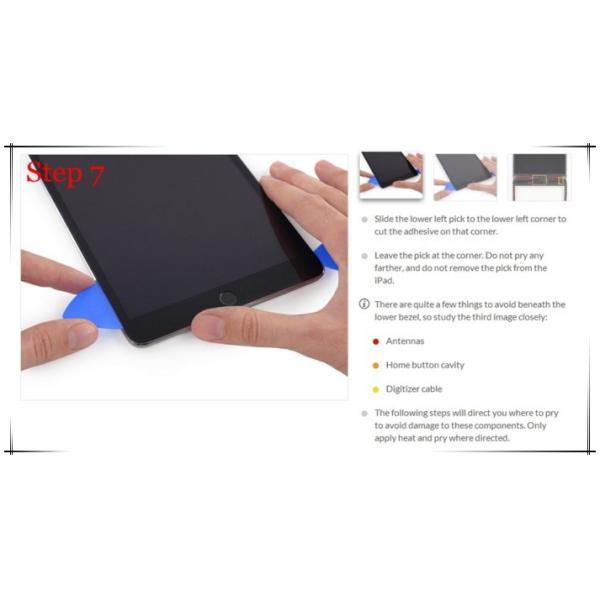 Lcd for ipad mini 3 touch screen digitizer replacement, ipad mini 3 touch screen home button flex cable assembly