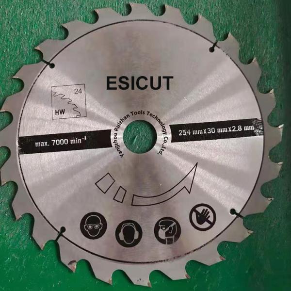 Cheap MPA Varnish 254mm X 30mm Saw Blade Super Sharp BC BT 24 Tooth TCT Blade for sale