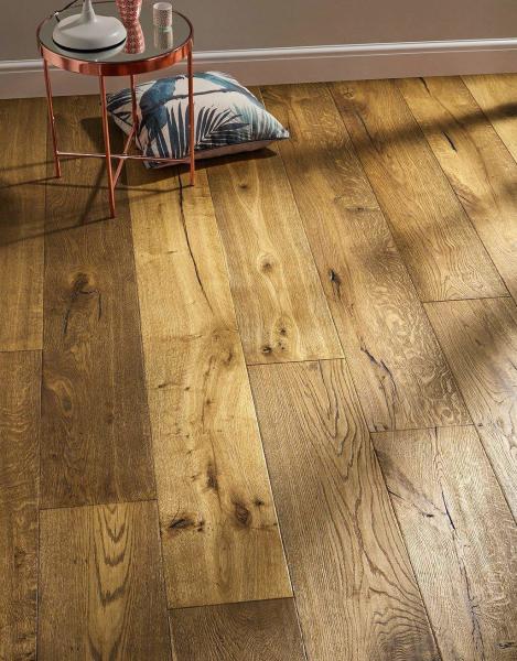 Cheap Customized Multilayer Oak Engineered Hardwood Flooring Easy Clean for sale