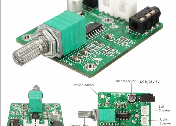 high precision Arduino Sensor Module Power Amplifier Board 2 Channel