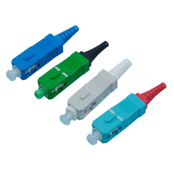 Cheap Push Pull Type SC APC Fiber Connector Fiber Optic Jumper Connectors Easy to Handle for sale