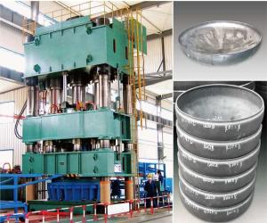 Vertical Hydraulic Press Machine 1000 Ton For Max 1000 Mm Round And Ellipse Dish End