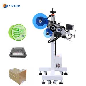 ±1mm Tolerance Automatic Assembly Line Labeling Head for Flat and Round Bottles 40 pcs/min