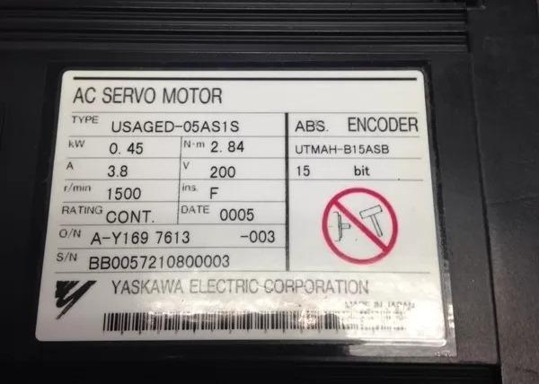 Cheap USAGED-05AS1S Yaskawa Motor With ABS Encoder Programmable Servo for sale