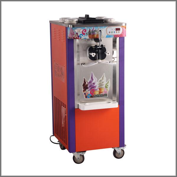 Cheap 3 Flavors Soft Serve Ice Cream Making Machine With Stainless Steel 1 Year Warranty for sale