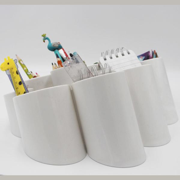 Cheap Slanting Insert Multi Function Pen Holder Office Study Storage Box for sale