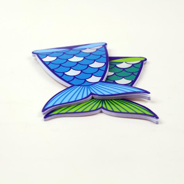 Cheap Different Interesting Fish Shape Books / Softcover Notebook Notepad Printing for sale