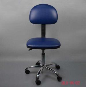 China Adjustable Static Dissipative Chair Ergonomic Task Stool For Clean Room on sale